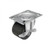 plate caster with brake