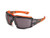 Orange Crush Clear Lens (N-Fog+) Ansi Z87.1 Bkdst-1020n