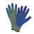 10 Gauge Grey Knit W/Crinkled Blue Latex Palm Coating.