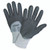 Black Micro Foam Nitrile, 3/4 Knuckle Coat On Gray 15 Gauge Nylon Liner. Antibacterial &amp; Silicone-Free. En 4141