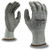 Caliber, Xxl - Salt &amp; Pepper, 13-Gauge, High Performance (Hppe) Shell, Gray Polyurethane Palm Coating, Ce/En 388: 4342, Cut Level 3