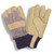 Grain Pigskin Leather Palm, Thinsulate Lined, Gunn Cut, Blue Knit Wrist