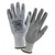 Gray Pu Palm Coated Speckle Gray Hppe Gloves Med