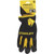Stanley Goatskin Heavy Duty Gloves Black &amp; Yellow: Large