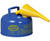 2 Gal. Metal Safety Can For Kerosene - Blue W/F-15 Funnel