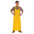 .35 Mm Yellow Pvc/Poly Apron With Attached Ties, 35"X 47