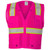 Ml Kishigo Pink Enhanced Visibility Multi-Pocket Mesh Vest - Small/Medium