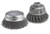 4" Wire Cup Brush, Knot .020 Carbon 1 Row, 5/8-11 Arbor