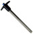 T-Handle Locking Quick-Release Pin with Ring, Steel, 3/8" Diameter, 1-3/4" Usable Length