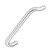 ROUND GRIP - THREADED HOLES PULL HANDLES (ALUMINUM - DULL FINISH)