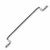 DUPLEX NCKL CHRM HDL W 12"GRAB