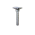 1-1'2" Nickel Plated With White Nylon Base