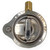 Small Left Hand Stainless Steel 3 Point Hansen D Ring Lock with Mounting Holes