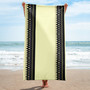 Dark Geometry Towel - Premium Geometric Pattern Bath Towel