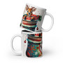 Baby Reindeer White Glossy Mug - Premium Ceramic Coffee Cup