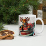 Baby Reindeer White Glossy Mug - Premium Ceramic Coffee Cup