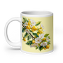 Citrus White Glossy Mug - Fresh Fruit Coffee Cup