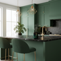 Emerald Plants mug in luxurious modern kitchen