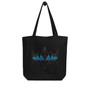 Blue Triangles Eco Tote Bag Lifestyle