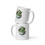 White Glossy Mug Dragon Friend - Fantasy Coffee Cup