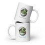White Glossy Mug Dragon Friend - Fantasy Coffee Cup
