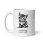 Cute Cat White glossy mug