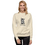 Cute Cat Unisex Premium Sweatshirt - Adorable Feline Design