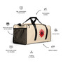 Squares Duffle Bag - Geometric Pattern Travel Bag