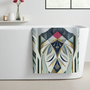 Teal Modern Towel - Art Deco Geometric Beach & Bath Towel | Free Fashion Spirit