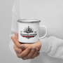 Treasure Hunter Enamel Mug - Adventure Coffee Cup