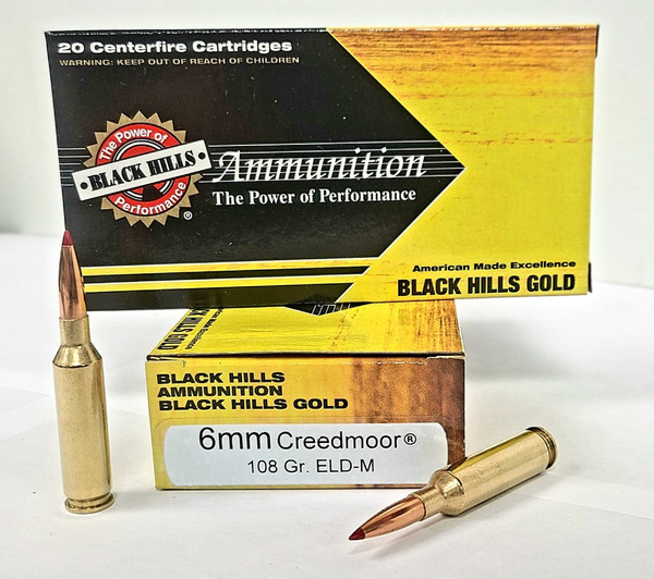 Black Hills | 108gr ELD-M | 6mm Creedmoor