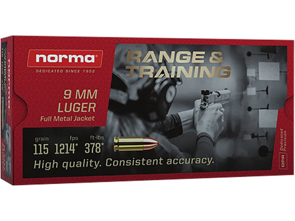 Norma | 115gr FMJ | 9mm