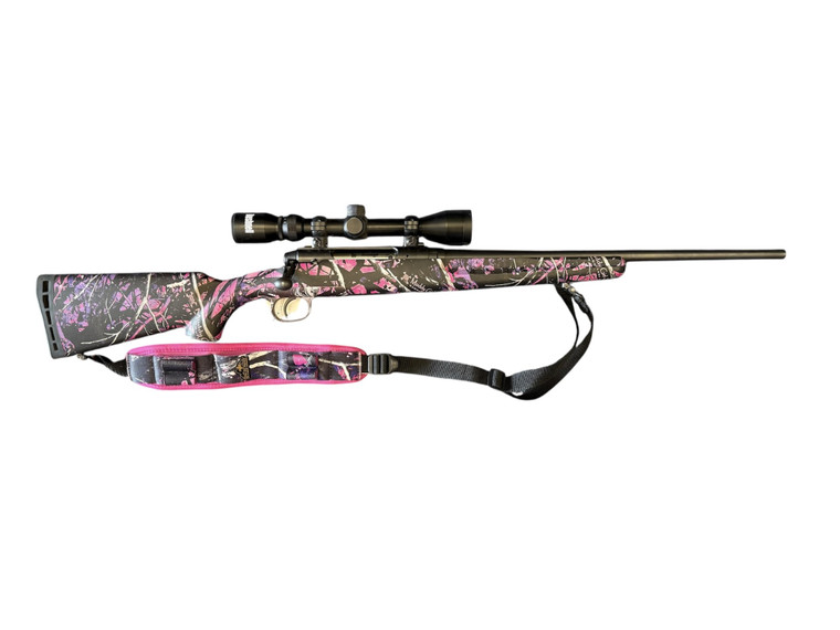 USED Savage Axis .243 WIN Muddy Girl Pink Camo