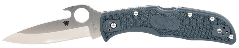 Spyderco Endela LW Folding Knife, Blue/Gray