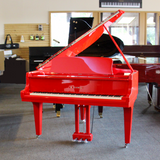 GL-10 | 5'0" Classic Baby Grand Piano | Ferrari Red Polish