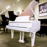 Kawai 5'0" GL-10 Baby Grand Piano | Snow White Polish