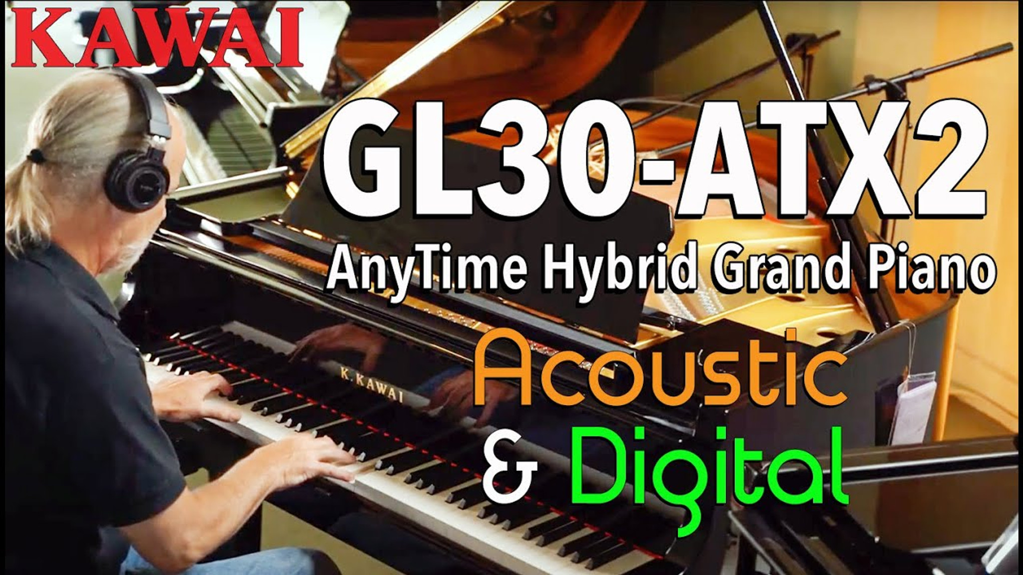 Acoustic & Digital Piano in ONE? Kawai GL30-ATX2 Anytime Silent Hybrid Piano