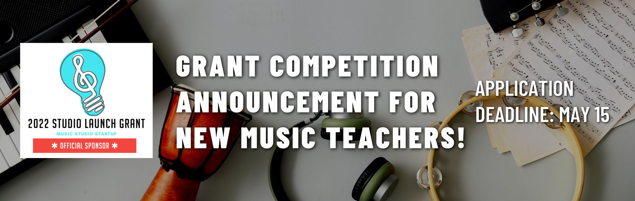  Music Studio Startup - Grant Competition Announcement!