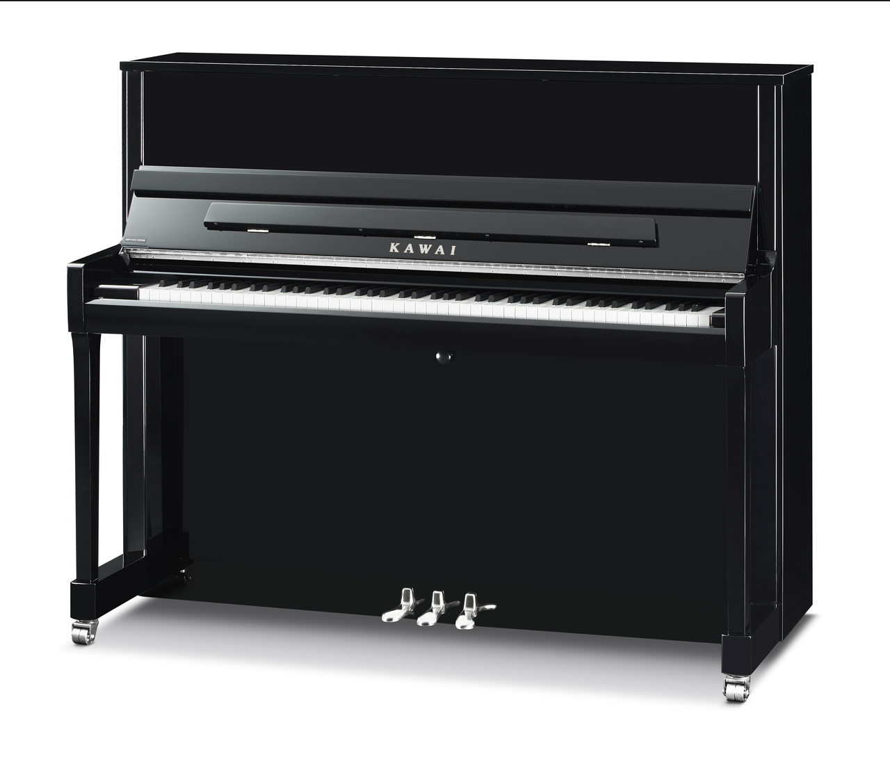 Kawai 48" K-300 Upright Piano | Polished Ebony