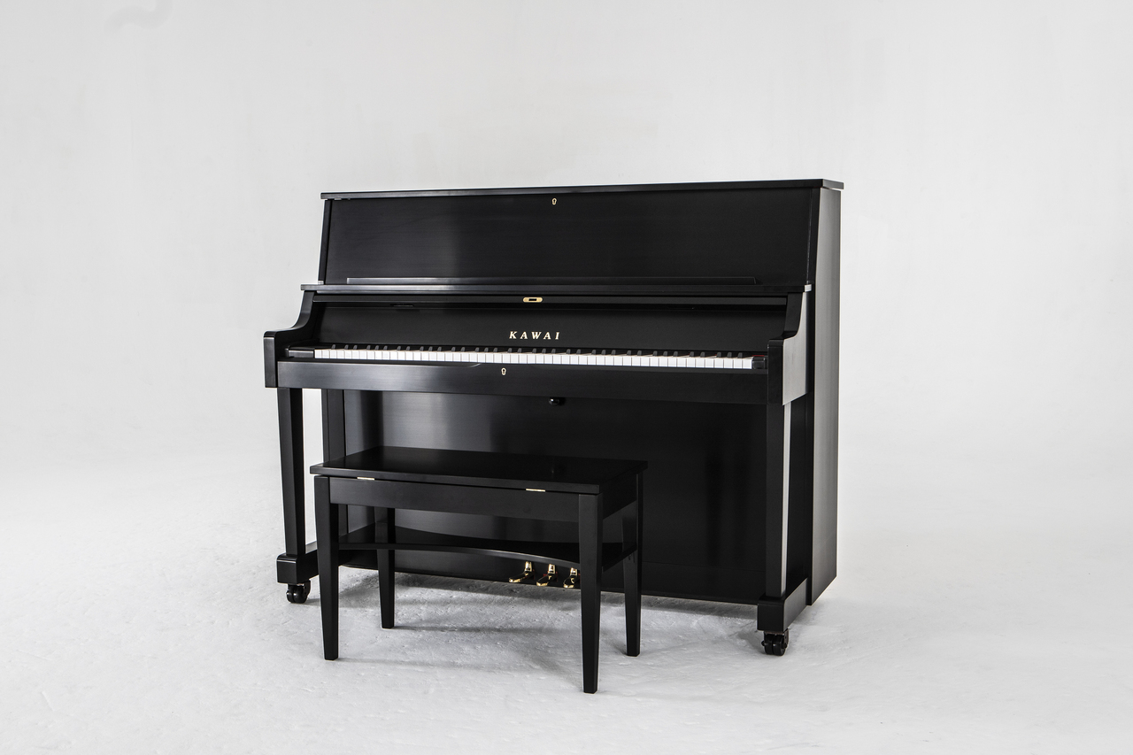 Kawai 46" ST-1 Upright Piano | Ebony Satin