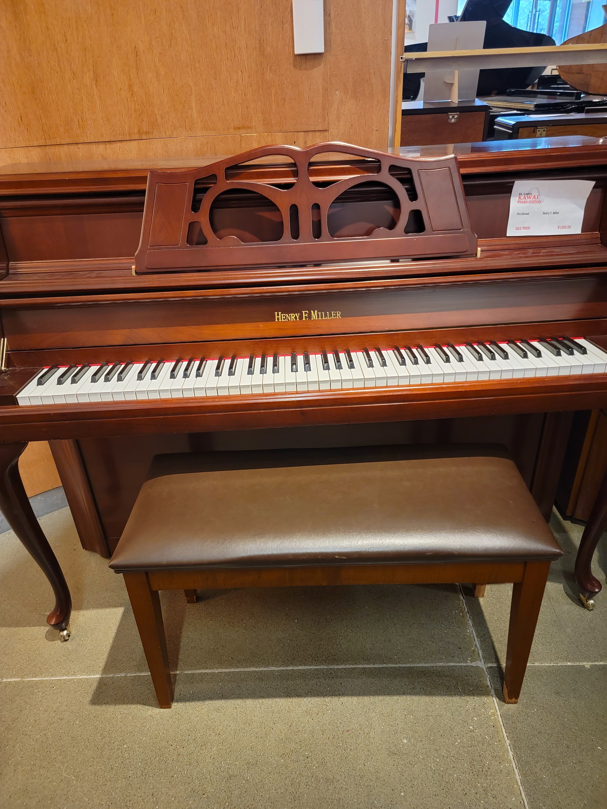 Henry f miller spinet shop piano