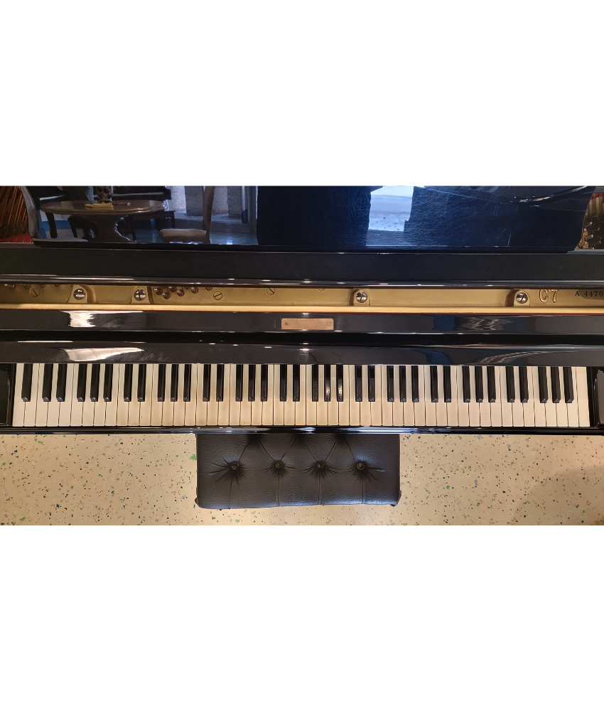 1987 Yamaha 7'6" C7 Grand Piano | Polished Ebony | SN: A4470288