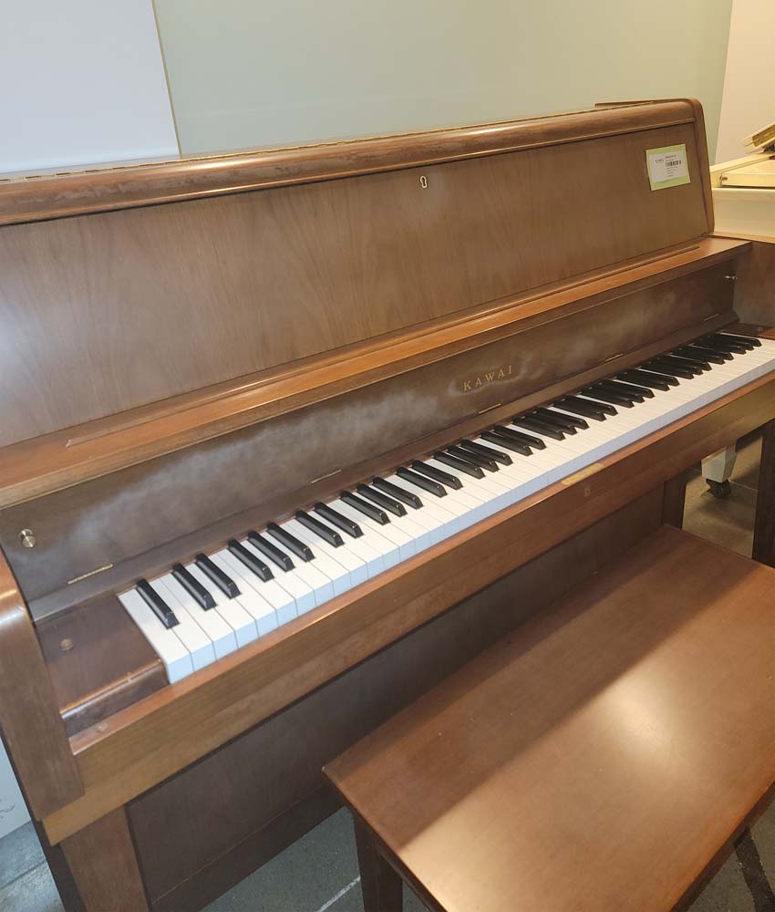 1983 Kawai 46" UST-7 Upright Piano | Oak Satin | SN: K1441247