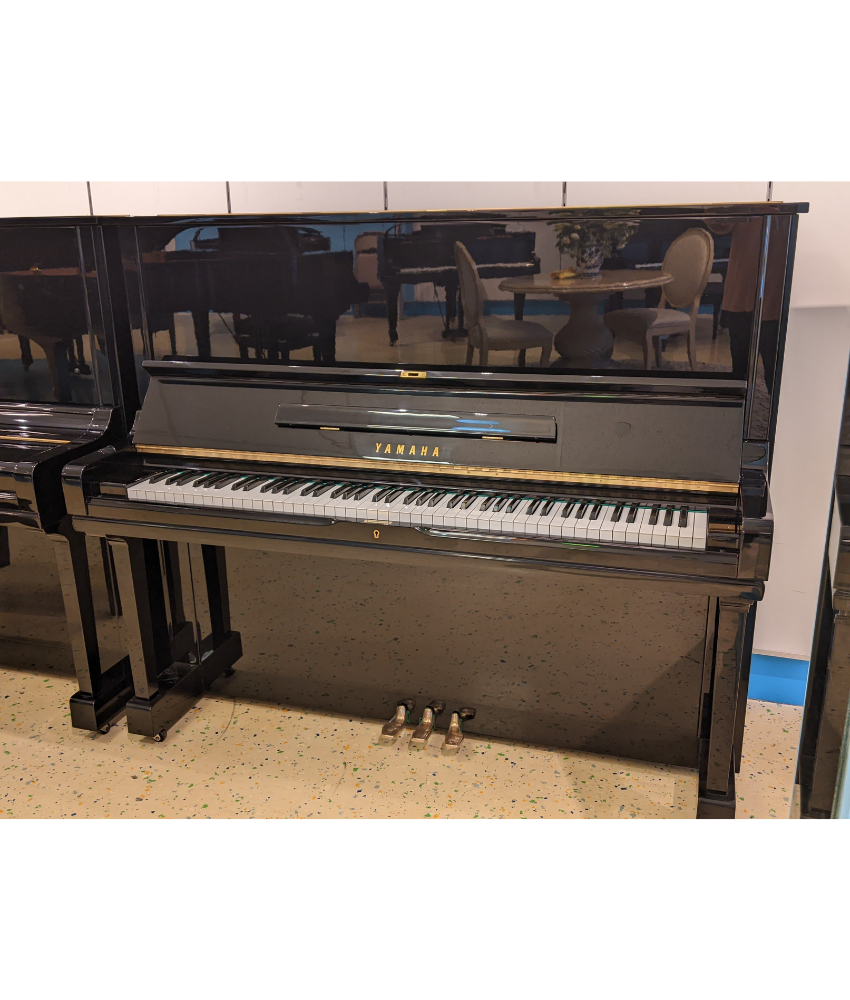 Yamaha 52" Fully Restored U3H Upright Piano| Polished Ebony