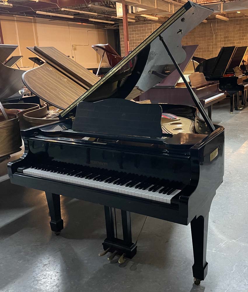 1987 Schumann 5'9" G82 Grand Piano | Polished Ebony | SN: 8701180