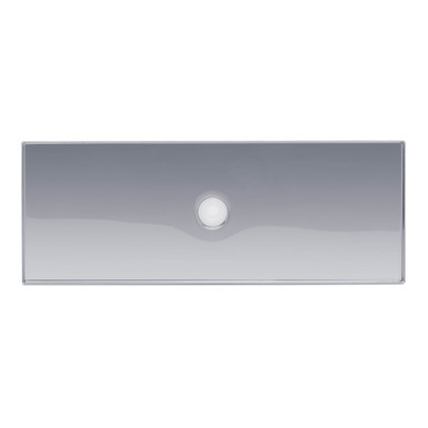14 7/8" Flanged Mount Drip Tray - Stainless Steel - With Drain