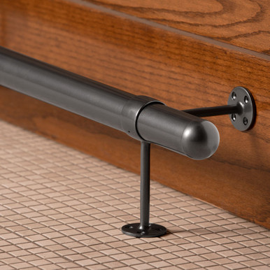 Domed End Cap - Gunmetal Grey - 2" OD