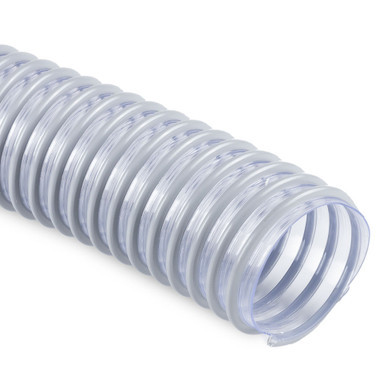 TigerFlex PVC Tubing with Rigid PVC Helix - 4" O.D. - Per Foot -For Forced Air Systems