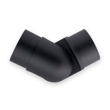 Adjustable Flush Elbow - Matte Black - 2" OD