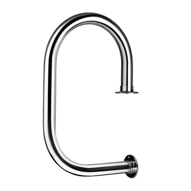Kegworks Classic Service Bar Rail - Polished Stainless Steel - 2" OD